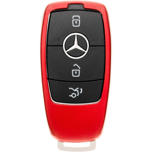 Чехол для автоключа LaManche Mercedes Red (Benz-B01K_rd) лучшая модель в Николаеве