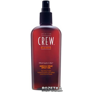 Спрей-гель для волосся American Crew Medium Hold Spray Gel середньої фіксації 250 мл (738678151846) ТОП в Миколаєві