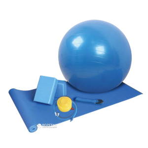 Набор для йоги LiveUp Training Set Blue (LS3243) лучшая модель в Николаеве