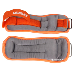 Утяжелители LiveUp Wrist/Ankle Weights 2 шт по 0.5 кг Orange-Grey (LS3049-05) лучшая модель в Николаеве