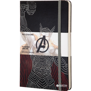 Нотатник Moleskine Avengers 13 х 21 см 240 сторінок у лінійку Thor (8055002852746) краща модель в Миколаєві