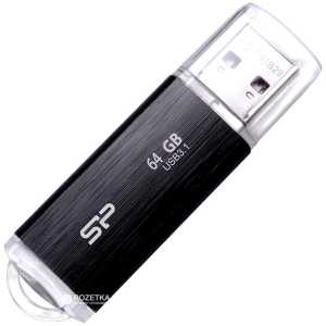 Silicon Power Blaze B02 64GB USB 3.0 Black (SP064GBUF3B02V1K) надежный