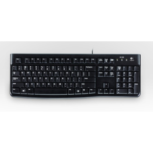 Клавиатура Logitech K120 Black USB for Business Укр (920-002643) в Николаеве