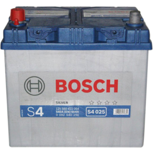 Автомобільний акумулятор Bosch 6СТ-60 (S4025) 60 Ач (+/-) Asia 540 А (0 092 S40 250) в Миколаєві