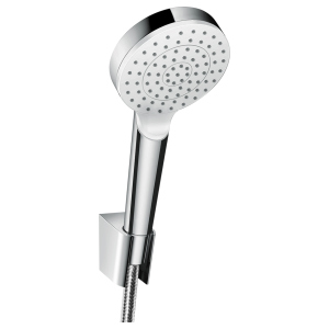 хорошая модель Душевой набор HANSGROHE Crometta 1jet 125см 26690400 белый/хром (56904)