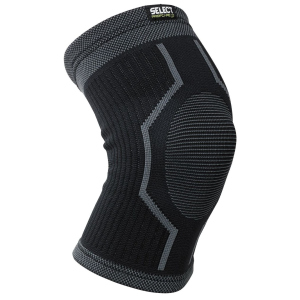 Наколенник Select Elastik Knee Support L (009) Черно-Серый (5703543231409)