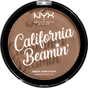 Пудра-бронзер для обличчя та тіла NYX Professional Makeup California Beamin Face & Body Bronzer 02 The Golden One 14 г (800897188108)