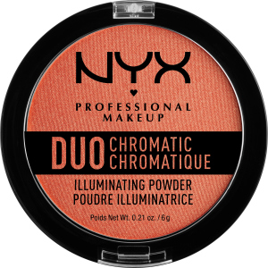 хороша модель Хайлайтер NYX Professional Makeup Duo Chromatic Illuminating Powder 05 Synthetica 7,2 г (800897085469)