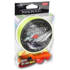 Шнур Mikado Nihonto Fine Braid 150 м 0.12 мм 8.80 кг Fluo (Z19F-012) краща модель в Миколаєві