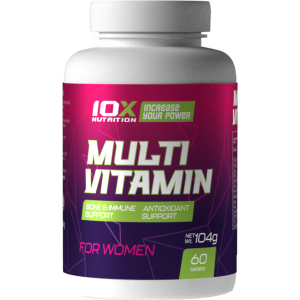 Комплекс вітамінів для жінок 10X Nutrition Multivitamin for Women 60 таблеток (525272730825)