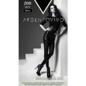 Колготки Argentovivo Microtouch 200 Den 3 р. Nero (8051403079096) ТОП в Миколаєві