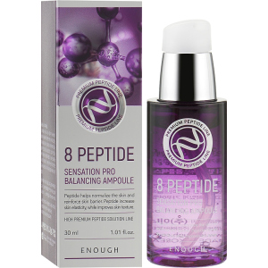 купити Сироватка для обличчя Enough 8 Peptide Sensation Pro Balancing Ampoule з пептидами 30 мл (8809438485005)