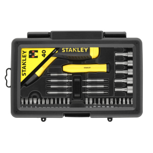 Отвертка Stanley Pistol Grip Ratchet с храповым механизмом и сменными битами (0-63-038) ТОП в Николаеве