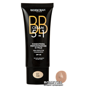 Тональний крем Deborah BB Cream SPF20 зволожуючий 01 Fair (8009518135688) ТОП в Миколаєві