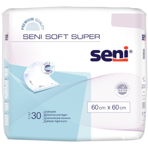 Одноразовые пеленки Seni Soft Super 60х60 см 30 шт (5900516691288) надежный