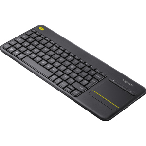 Клавиатура беспроводная Logitech Touch K400 Plus Black RUS (920-007147) лучшая модель в Николаеве