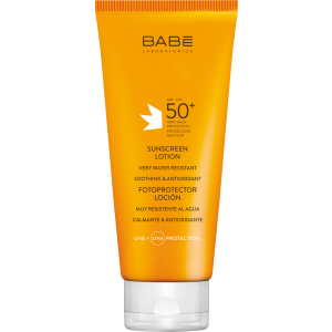 Солнцезащитный лосьон BABE Laboratorios SPF 50 водостойкий 200 мл (8437011329370) лучшая модель в Николаеве