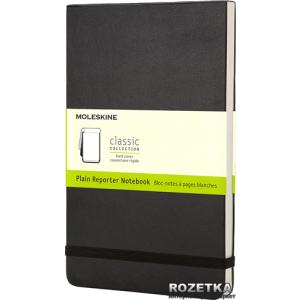 Нотатник Moleskine Reporter 13 х 21 см 240 сторінок без лінівки Чорна (9788883705533) краща модель в Миколаєві