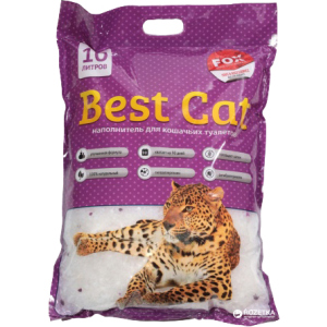 Наповнювач для котячого туалету Best Cat Purple lawanda Силікагелевий поглинаючий 4 кг (10 л) (SGL010/6907396109635) краща модель в Миколаєві