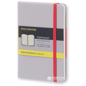 Записная книга Moleskine Contrast 9 х 14 см 192 страниц в линейку Айстра (8055002851398) ТОП в Николаеве