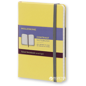 Записная книга Moleskine Contrast 9 х 14 см 192 страниц в линейку Цитрус (8055002851404) лучшая модель в Николаеве