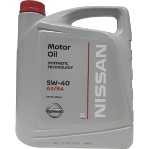 Моторна олія Nissan Motor Oil 5W-40 5 л (KE900-90042) краща модель в Миколаєві