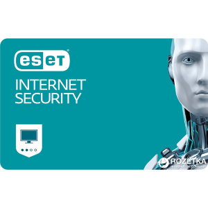 Антивірус ESET Internet Security (2 ПК) ліцензія на 1 рік Базова (електронний ключ в конверті) в Николаеве