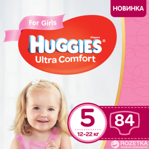 Підгузки Huggies Ultra Comfort Box 5 для дівчаток 84 шт (5029053547862)