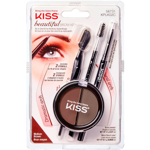 Набір для моделювання брів Kiss Beautiful Brow Kit (731509567311) краща модель в Миколаєві