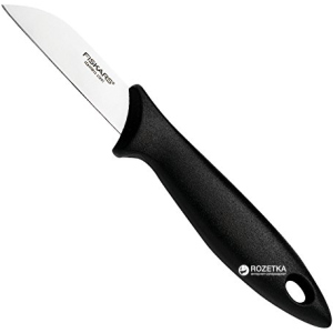 Кухонний ніж Fiskars Essential для чищення овочів 7 см Black (1023780) ТОП в Миколаєві