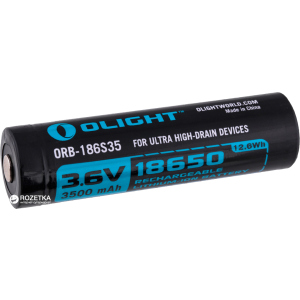 Акумулятор Olight 18650 HDС 3.6 В 3500 мАг (23702465) рейтинг