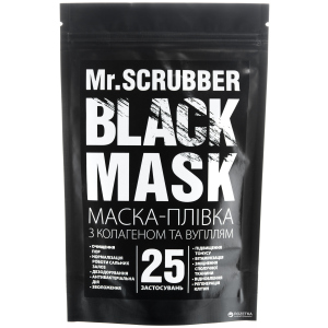 Чорна маска для обличчя Mr.Scrubber Black Mask для всіх типів шкіри 40 г (4820200230160) краща модель в Миколаєві