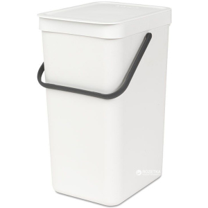 Ведро для мусора Brabantia Sort&Go 16 л White (109942)