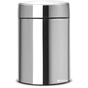 Відро для сміття Brabantia Slide Bin 5 л Matt Steel (477546) краща модель в Миколаєві