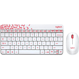 Комплект бездротової Logitech MK240 Nano White RUS (920-008212) в Миколаєві