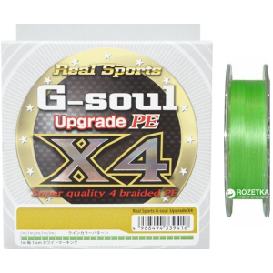 Шнур YGK G-Soul X4 Upgrade 200 м 0.148 мм 0.8 кг/14 lb Серый (55450114) ТОП в Николаеве