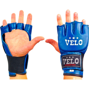 Рукавички для змішаних єдиноборств MMA Velo XL Blue (4024ULIZ-XL) краща модель в Миколаєві