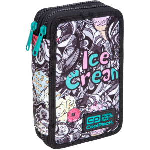 Пенал Coolpack Jumper 2 35 предметів 2 відділення Ice Cream (C66239) рейтинг