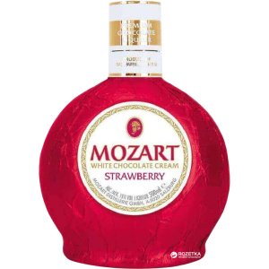 Ликер Mozart Cream Strawberry 0.5 л 15% (9013100003490) лучшая модель в Николаеве