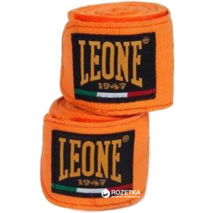 Бинты для рук Leone Orange 3.5 м (2265_500097) ТОП в Николаеве