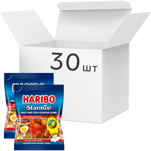 Упаковка цукерок жувальних HARIBO Starmix 80 г х 30 шт (9002975727112) краща модель в Миколаєві