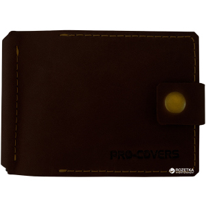 Затискач для грошей Pro-Covers PC03980035 Темно-коричневий (2503980035003) ТОП в Миколаєві