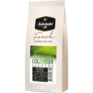 Кава у зернах Ambassador Fresh Colombia Supremo 1 кг (8719325127812) краща модель в Миколаєві