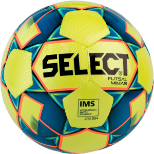 М'яч футзальний Select Futsal Mimas (102) Yellow-Blue (5703543187058) ТОП в Миколаєві