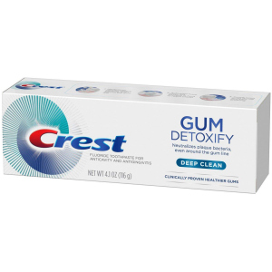 Очищувальна зубна паста Crest Gum Detoxify Deep Clean 116 г (37000754213) краща модель в Миколаєві