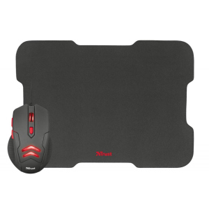 Мишка Trust Ziva Gaming mouse with Mouse pad (21963) краща модель в Миколаєві