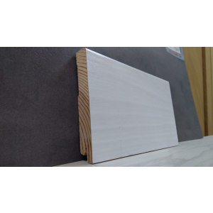 Плінтус дерев'яний шпонований Kluchuk White Plinth Модерн 120х19х2200 Білий KLW07 в Миколаєві