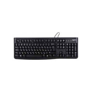 Logitech K120 Клавіатура укр. розкл. USB OEM чорна (920-002643) краща модель в Миколаєві