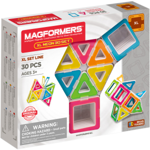 хороша модель Конструктор магнітний Magformers Neon XL 30 деталей (706006) (8809465534257)