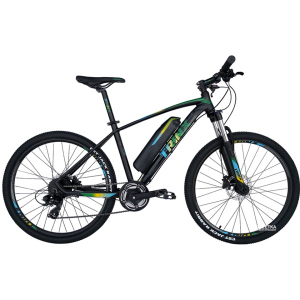 Електровелосипед TRINX E-Bike X1E 17 Matt-Black-Green-Blue (X1EMBGB) в Миколаєві